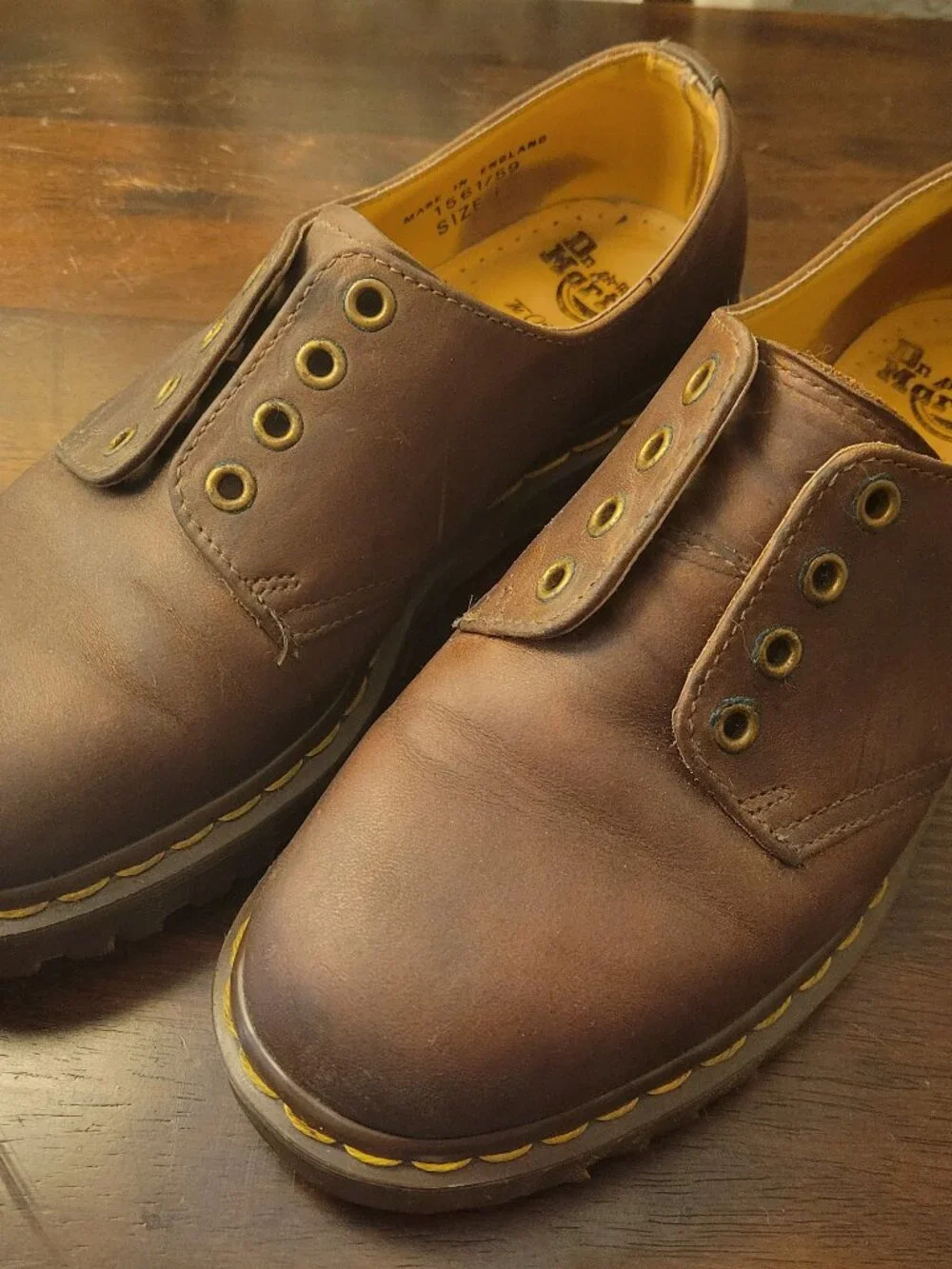 Vintage 90s Dr Martens Oxfords 1561 Made in England
